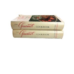 Vintage 1968 The Gourmet Cookbook Volumes I & II Revised Edition Hardcover Set